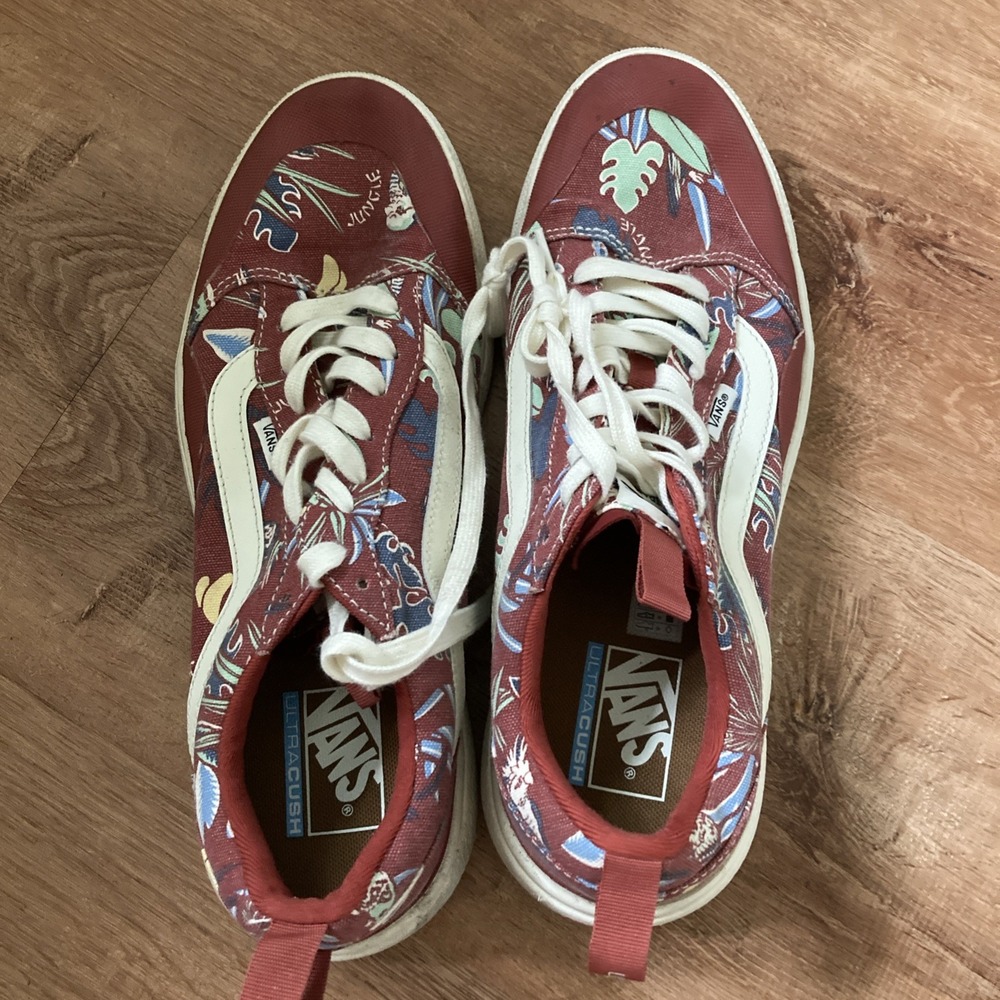 Vans UltraRange EXO SE Hawaiian Jungle Mens-11.5 Women's-13 Red
